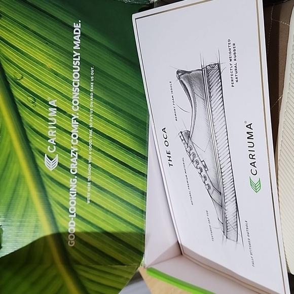 Sz 10 Cariuma Burnt Sand Canvas Thread Sneaker - Picture 11 of 11